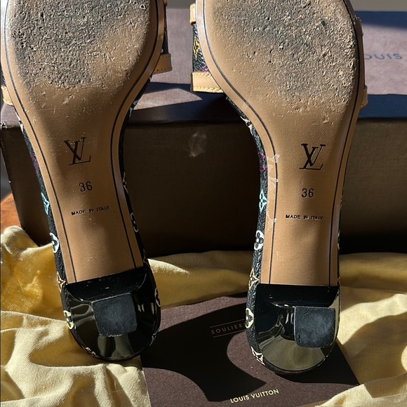 Louis Vuitton Monogram Multicolore Slide Sandals - Picture 10 of 10